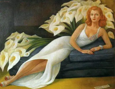 Portrait of Natasha Zakólkowa Gelman Diego Rivera